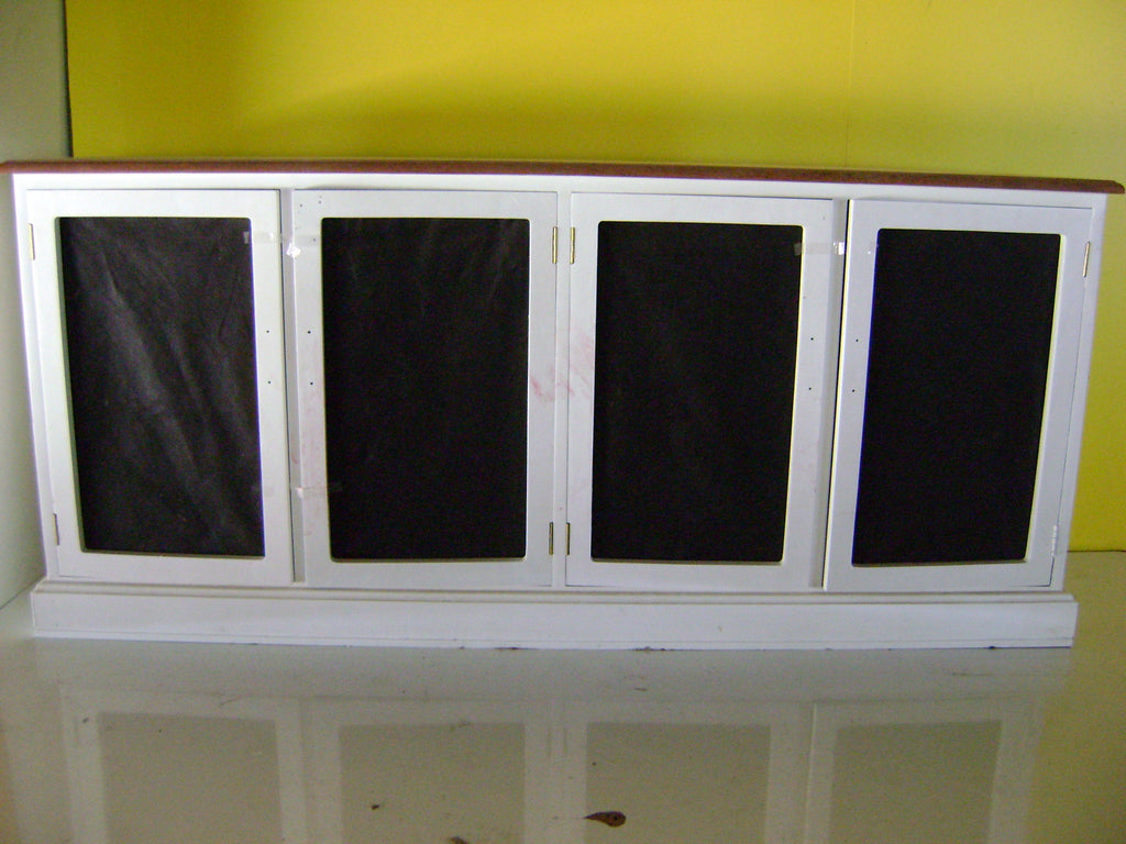 White & Black Cupboard(750H x 1665L x 430D)
