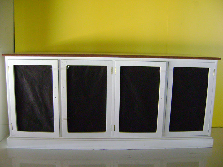 White & Black Cupboard(750H x 1665L x 430D)