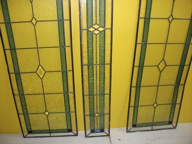 Villa Entranceway Leadlight Panels 2 - 1970H x 530W/2020H x 240W