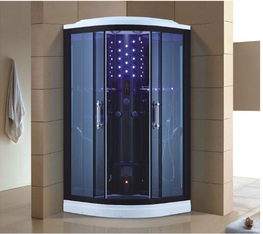 luxury steam shower enclosures bathroom steam shower cabins j1000X1000X2150mm Luxury Steam Shower Cabin Bathroom Shower Enclosure Multi-Functional Wet Sauna Room YS57