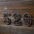 8cm Cast Iron Door Number