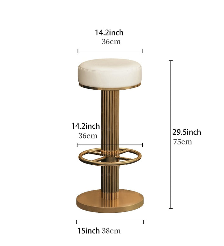 Bar Stools Counter Height Adjustable Swivel Bar Chair Modern Stainess Steel Kitchen Counter Stools Dining Chairs Set