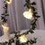 Rose Flower Vine String LED Lights Decoration Green Leaf Garland Battery/USB/Solar Powered 3m 5m 10m Warm White Fairy Lights