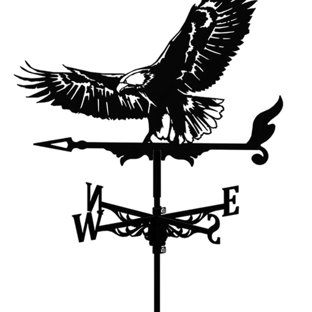 Weathervane Weather Vanes Roofs Retro Garden Stake - Eagle, Rooster, Dog, Ships, Witch, Horse, Planes, Motorbikes,  and Sasquatch