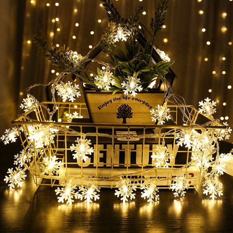 Snow Flake Led Fairy Lighss