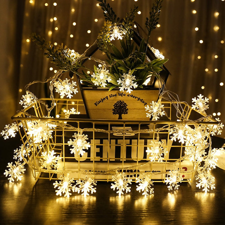 Snow Flake Led Fairy Lighss