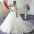 Champagne Off Shoulder Wedding Dresses 2022 Bride for Plus Size Women Celebrity Ball Gowns Beads Lace Applique Bridal Gown