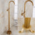 Antique Bronze Floor Stand Bath Faucets Bathtub Hot Cold Water Mixer Flooring Faucet Black / Chrome/Gold Finished  MLB2004