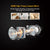 Biolomix Stainless Steel 1KG 19-in-1 Automatic Bread Maker 650W Programmable Bread Machine with 3 Loaf Sizes Fruit Nut Dispenser