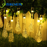 LED Outdoor Water Drops Solar String Lamp 5/7m