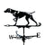 Outdoor Weather Vane for Roof or Fence