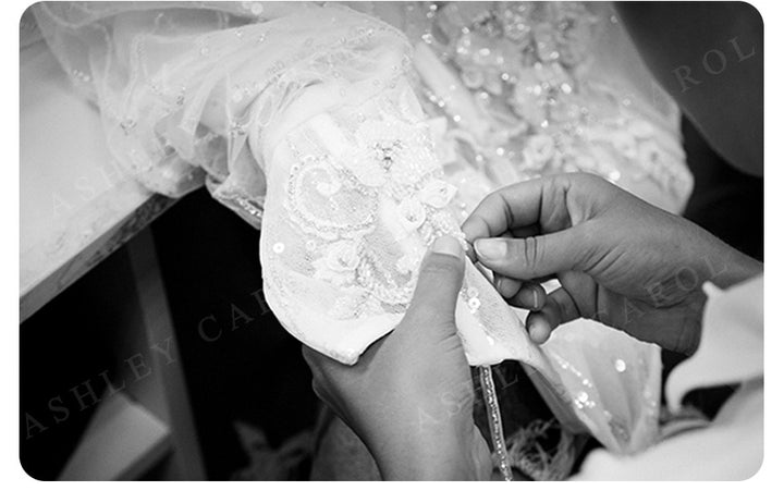 Ashley Carol Sexy Mermaid Wedding Dress 2023 Sweetheart Long Sleeve Detachable Train 2 In 1 Lace Wedding Gowns Vestidos De Novia