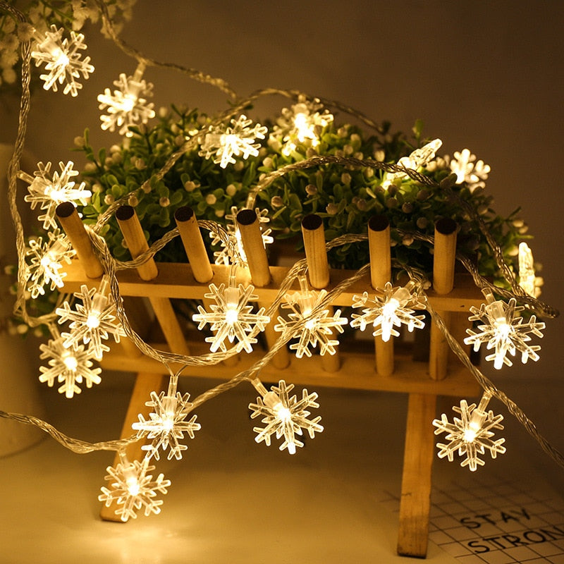 Snow Flake Led Fairy Lighss