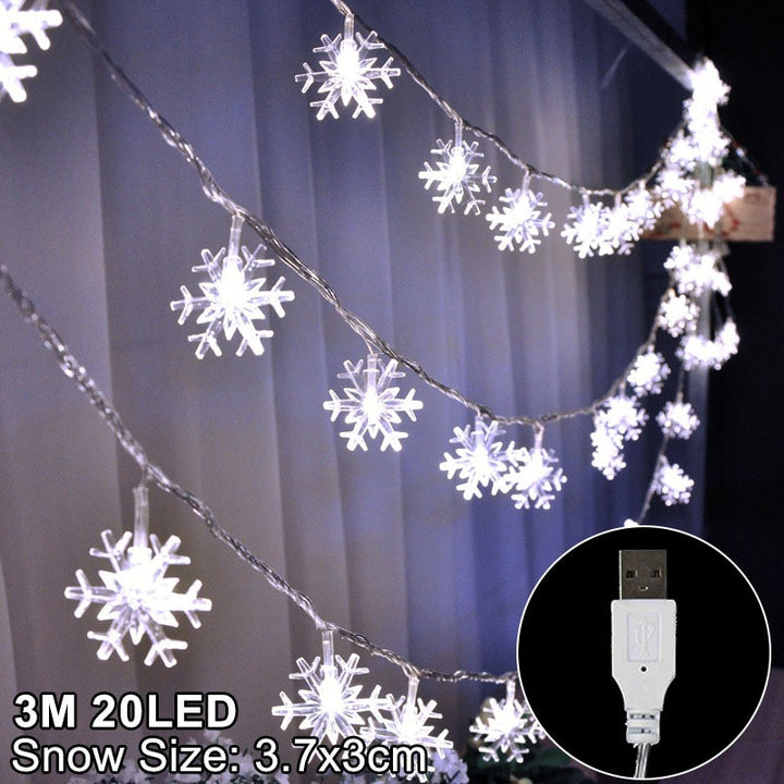 Snow Flake Led Fairy Lighss