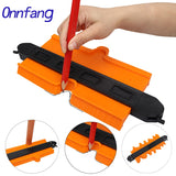 Onnfang 5/10inch With lock Copy Gauge Duplicator Contour Scale Template Tiling Measuring Ruler