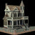 Horror Mystery Haunted House Building Halloween 3D Solid Paper Model DIY Handwork Papercraft Toy