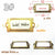 6/12pcs Antique Brass Golden Silvery Black Cabinet Drawer Door Lab Tag Label Pull Frame Handle File Name Card Holder