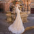 Ashley Carol Sexy Mermaid Wedding Dress 2023 Sweetheart Long Sleeve Detachable Train 2 In 1 Lace Wedding Gowns Vestidos De Novia