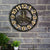 Creative Outdoor Garden Wall Waterproof Vintage Hollow Gear Arabic Numeral Clock