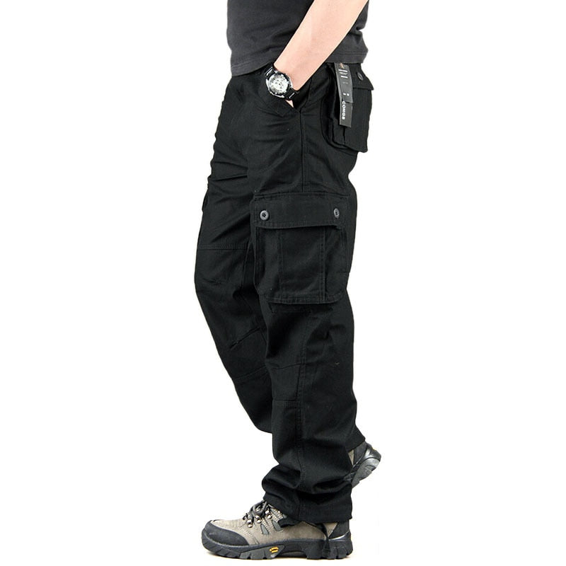 Mens Cotton Canvas Cargo Pants. 100% Cotton. 260gsm. Mid Weight - 3332 |  Ambition Workwear