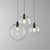 Transparent glass ball lamp modern minimalist pendant lamps.