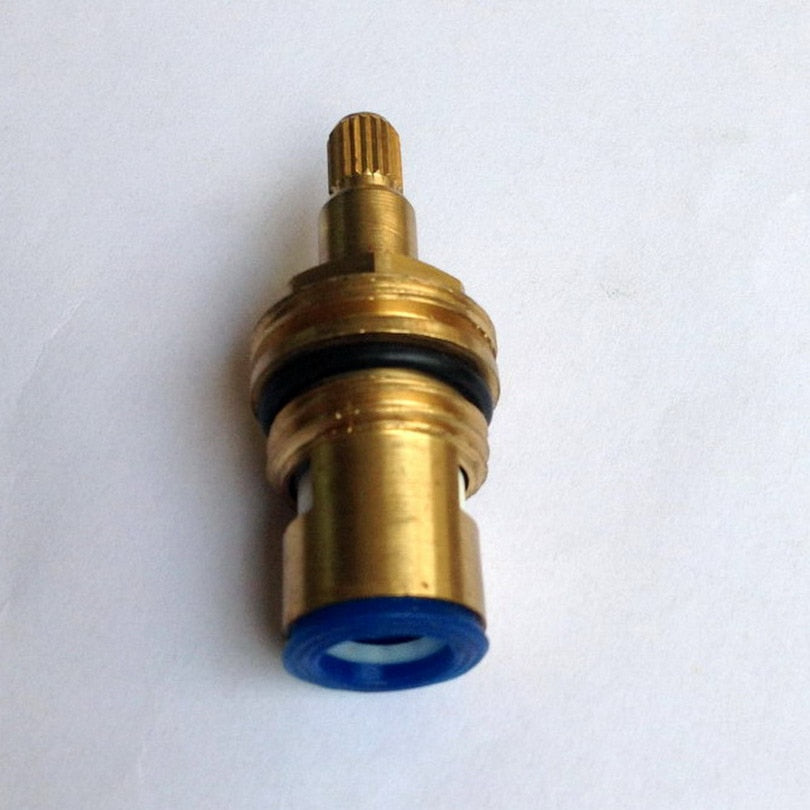 1/2&quot; Replacement Brass Ceramic Disc Tap Valve Quarter Turn Cartridges Gland Insert 20 Teeth Bathroom Faucet Accessory Kba501