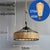 Industrial metal rope vintage pendant lights