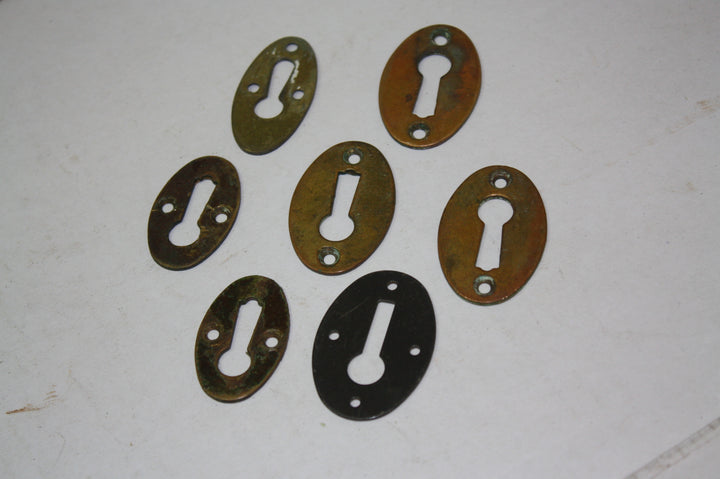 Key hole covers 1900's(Escutcheon's and cover plates)