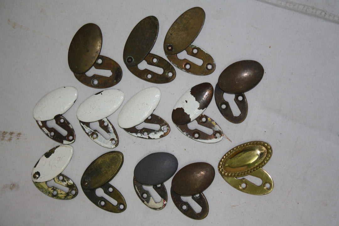 Key hole covers 1900's(Escutcheon's and cover plates)