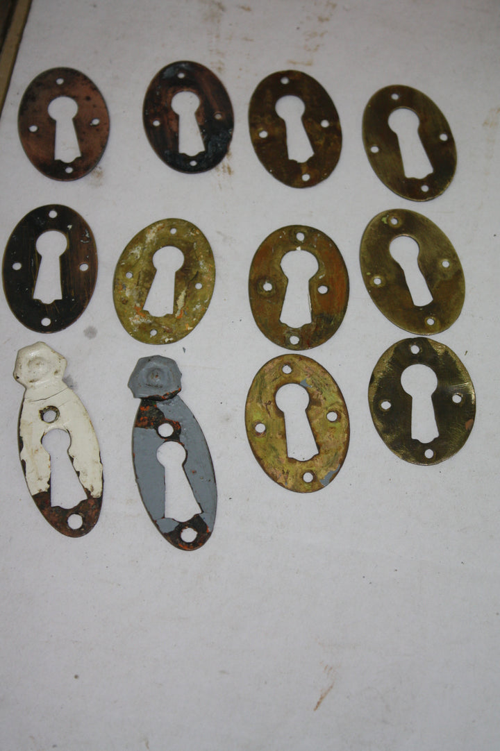 Key hole covers 1900's(Escutcheon's and cover plates)
