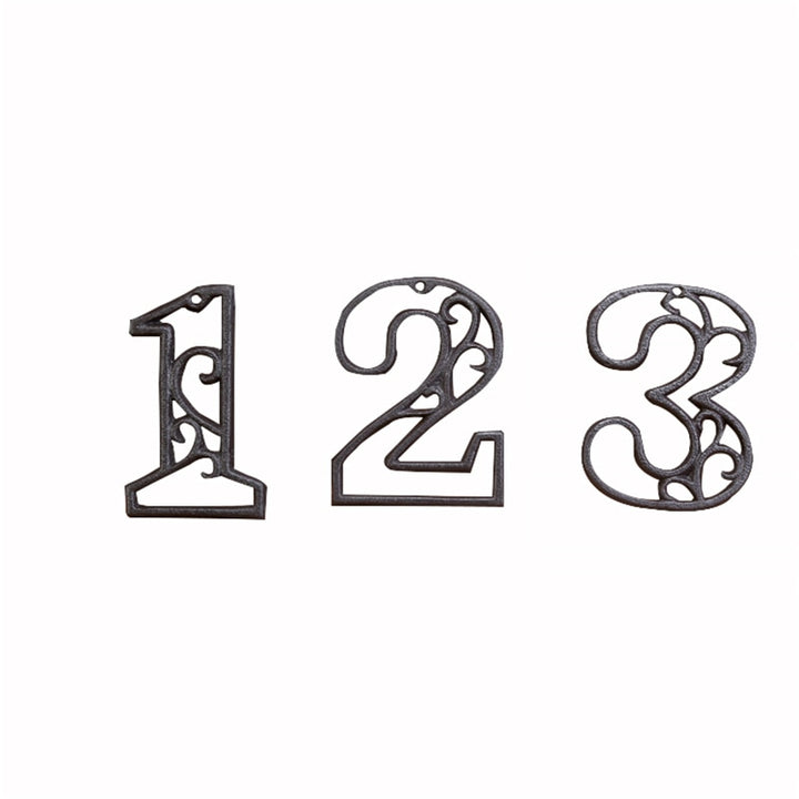 8cm Cast Iron Door Number