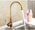Antique Brass Finish Kitchen Faucet Bronze Single Handle Hot and Cold Water Sink Tap 360 Swivel Bathroom Sink Mixer Taps EK5013