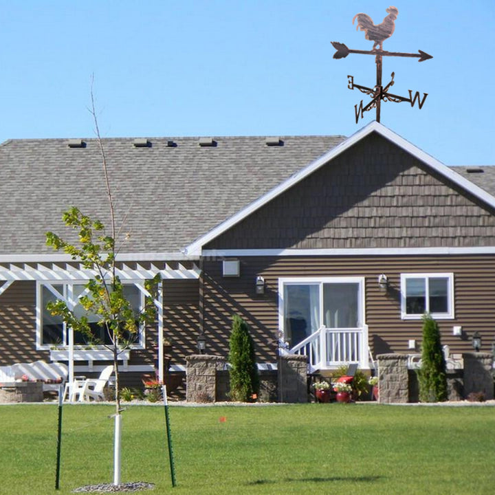 Weathervane Weather Vanes Roofs Retro Garden Stake - Eagle, Rooster, Dog, Ships, Witch, Horse, Planes, Motorbikes,  and Sasquatch
