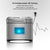 Biolomix Stainless Steel 1KG 19-in-1 Automatic Bread Maker 650W Programmable Bread Machine with 3 Loaf Sizes Fruit Nut Dispenser
