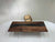 Black walnut stitching smoke ash resin table creative dining table long table coffee table