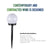 2/4/8pcs LED Solar Garden Light Outdoor Waterproof Lawn Light Pathway Landscape Lamp Solar Bulb Lamp