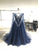 2019 V-Neck Off-The-Shoulder Sleeveless A-Line Floor-Length Tulle Coming-Of-Age Ceremony Dress Stars&amp;Beading&amp;Cloak Free Shipping