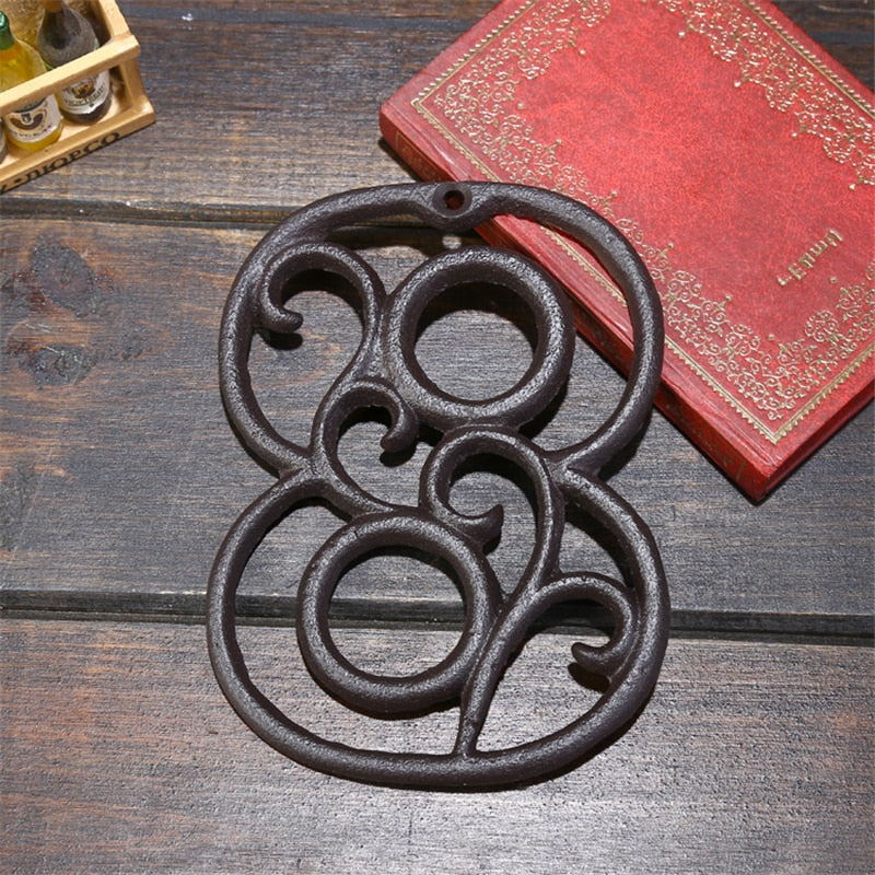 8cm Cast Iron Door Number
