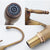 Antique Brass Finish Kitchen Faucet Bronze Single Handle Hot and Cold Water Sink Tap 360 Swivel Bathroom Sink Mixer Taps EK5013