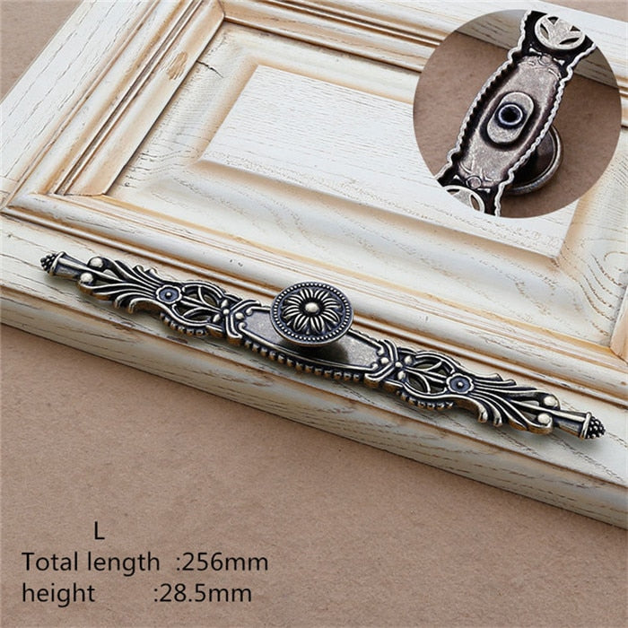 Vintage Style Solid Drawer Handle Door Pull Cabinet Handle