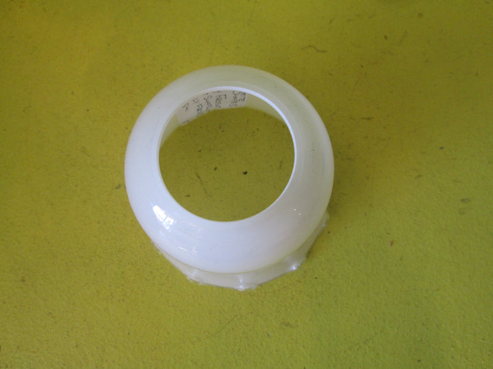 Petite Bell Shaped Milky Frosted Light Shade with Lightly Frilled Edging  450H x 450W