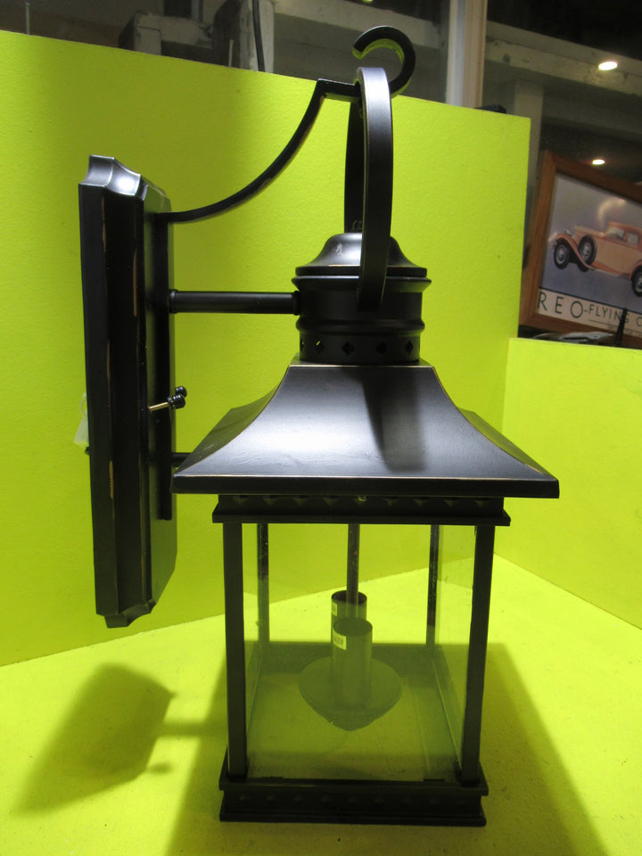 2 Light Black Carriage style Lantern    550H x 230W x 300D