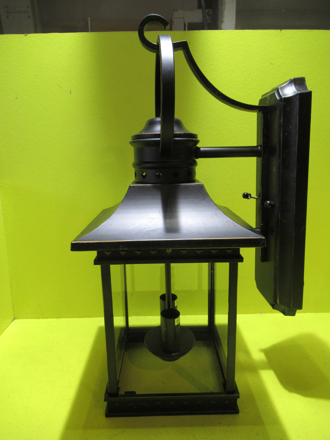 2 Light Black Carriage style Lantern    550H x 230W x 300D