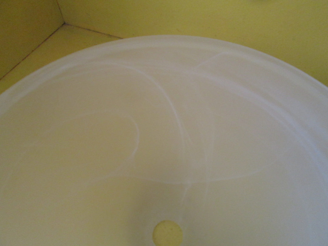 Modern Frosted Marble Effect Ceiling Light Shade with fitting  130H x 310W