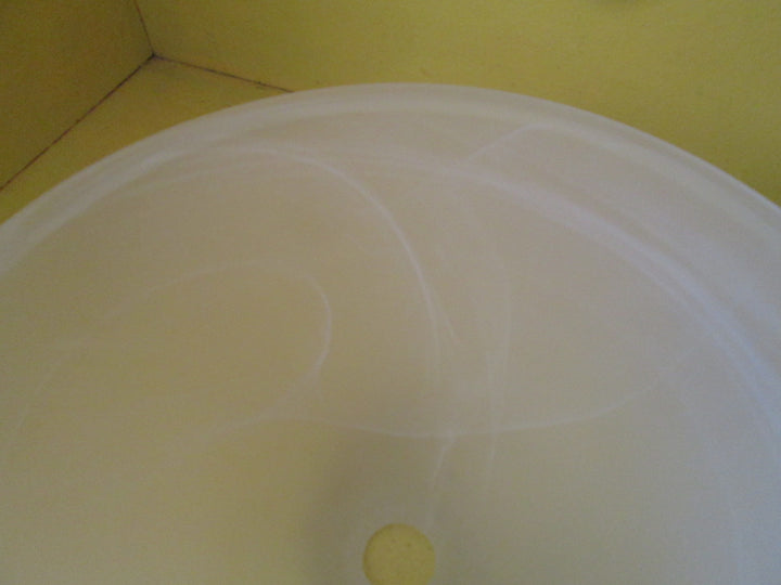 Modern Frosted Marble Effect Ceiling Light Shade with fitting  130H x 310W
