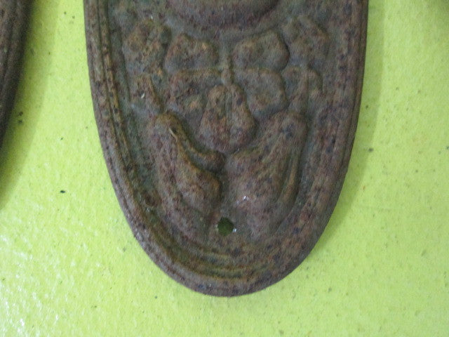 Ornate Plate with Lever Handle