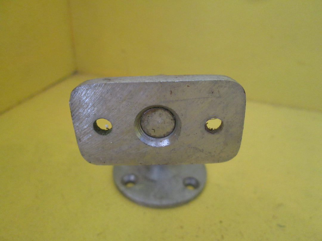 Brushed Steel Bannister Brackets (set)  80H x 65D/Plate 50 Dia