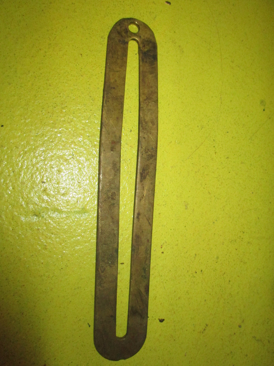 Vintage Brass Flat Plate  150L x 25W