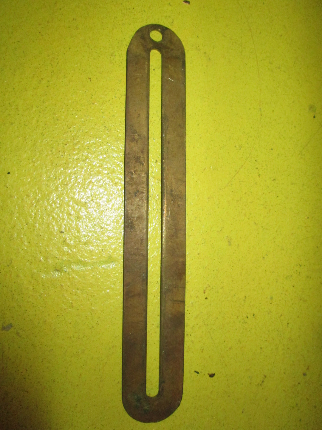 Vintage Brass Flat Plate  150L x 25W