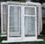 5 Lite 1950's Style Wooden Window with Big Sill (CT)  1460H x 1210W